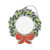 Glitter Wreath Holiday Ornament
