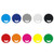 Round Plastic Die Cut Hand Fan (Full Color 2 Sides)