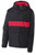 Black/ True Red - Sport-Tek® Zipped Pocket Anorak
