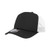 Black/Black/White - Decky 6025 Mid Profile 5 Panel Foam Trucker Hat