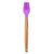 BBQ Grill Brush with Silicone Bristles and Wooden Handle