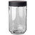 Clear - Iridescent Glass Storage Jars 50 oz