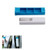 White - Pen Shape Pill Case Tablet Box Wit Clip