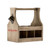 Wood Beer Bottle Caddy with Opener