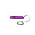 Purple - Small Aluminum Whistle w/Carabiner