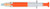 Orange Blank - Pen and Syringe shape highlighter combo marker