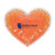Orange - Heart Shaped Hot/Cold Gel Pack