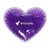 Purple - Heart Shaped Hot/Cold Gel Pack