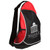 Red/Black Logo - Natural Curve Non-Woven/Polyester Sling Backpack