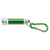 Green/Silver/Black Blank - Carabiner Flashlight