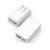 PowerUSB: Dual port travel plug