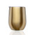 Gold Blank - 11 Oz. Stemless Wine Glasses w/Lid