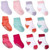 Baby Infants Grip Crew Socks With Non Slip Skid Soles
