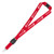 Red - 1" Eco Friendly rPET Lanyard w/Buckle and Safety Breakaway