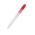 5 1/2" Premium Tempered Glass Nail File in Clear Sleeve