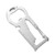 Silver - 15 in 1 Outdoor Stainless Steel Multitool Survival Card Repair Tool
