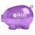 Translucent Purple Logo - Action Piggy Bank