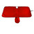 Red - Collapsible Auto Sun Shade w/ Pouch