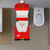 Christmas Bathroom Decor Set - 3 Piece Toilet Seat Cover