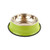 Green - 29cm Colorful Steel Pet Treat Bowl Food Tray