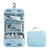 Sky Blue - Travel Foldable Toiletry Bag With Hook