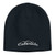1075 BLK Embroidery - Knit Beanie Cap