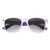 6224 PURWHT Closed - Two-tone Malibu Sunglasses