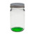 Green Blank - 8 Oz. Small Color Mason Jars with Lids