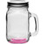 Pink Blank - 16 Oz. Libbey® Handle Mason Jars w/ Lids