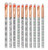 Various Blank - 10 Small Marble Pattern Makeup Brush Makeup Set