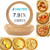 7.9" Round Air Fryer Disposable Paper Liners - 100 Pcs / Box