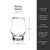 Viski® Raye Heavy Base Crystal Whiskey Glass