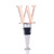 Metal Letter W Shape Reusable Wine Bottle Stoppers