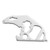 Silver - 15 in 1 Stainless Steel Bear Shape Keychain Multitool