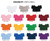 standard plush shirt colors - Color Bears