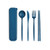 blue blank - Wheat Straw Cutlery Set