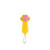 Yellow Blank - USB Rechargeable Paw Shaped Cat Laser Pointer Pet Toy
