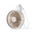 Beige - 2 in 1 Rechargeable Handheld Fan Pocket Fan Desk Fan