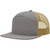 Charcoal Gray/Old Gold Blank - Richardson 168 7-Panel Trucker Cap w/Full Color Imprint