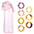 Pink - Frosted Textured Sports Air Up Water Bottle