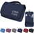 Water-resistant Multi Toiletry Polyester Hanging Cosmetic Bag Dry Wet Separation 9"x3 1/3"x7"