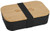 1033-93BKAngle-Right - Bamboo Fiber Lunch Box with Cutting Board Lid