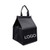 Logo black insulated bag - Thickened Aluminum Foil Insulation Bag