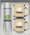 Silver/Almond Beige Logo - Hampton To Go Mug Gift Set