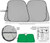 Silver/Green Blank - Prest - O- Shade (R) NT Collapsible Fabric Sunshade Patented Pivot System