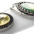 Antique Silver Logo - Vibraprint® Antique Shield Championship Belt in White