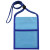 Two Tone Double Window Pouch