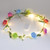 Head Wreath, Blank - Bohemian/Hawaiian Floral Head Wreath w/10 LED Lights