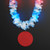 Light Up Hawaiian Leis with Custom Red Medallion - Domestic Print