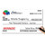 23" w x 11-1/2" h Small 4mm White Corrugated Plastic Dry-Erase Promotional Checks